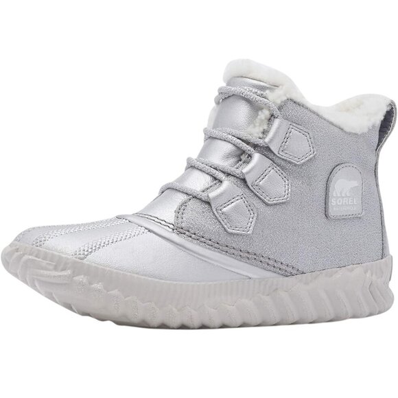 NEW Sorel Disney Frozen Snow Boots W's 10 Silver Faux Shearling -25F HTF - Picture 11 of 12